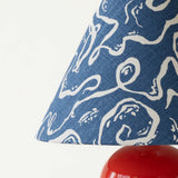 Small Lampshade Karin's Dress Nile Blue