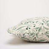 Sophia Green ruffled cushion cover